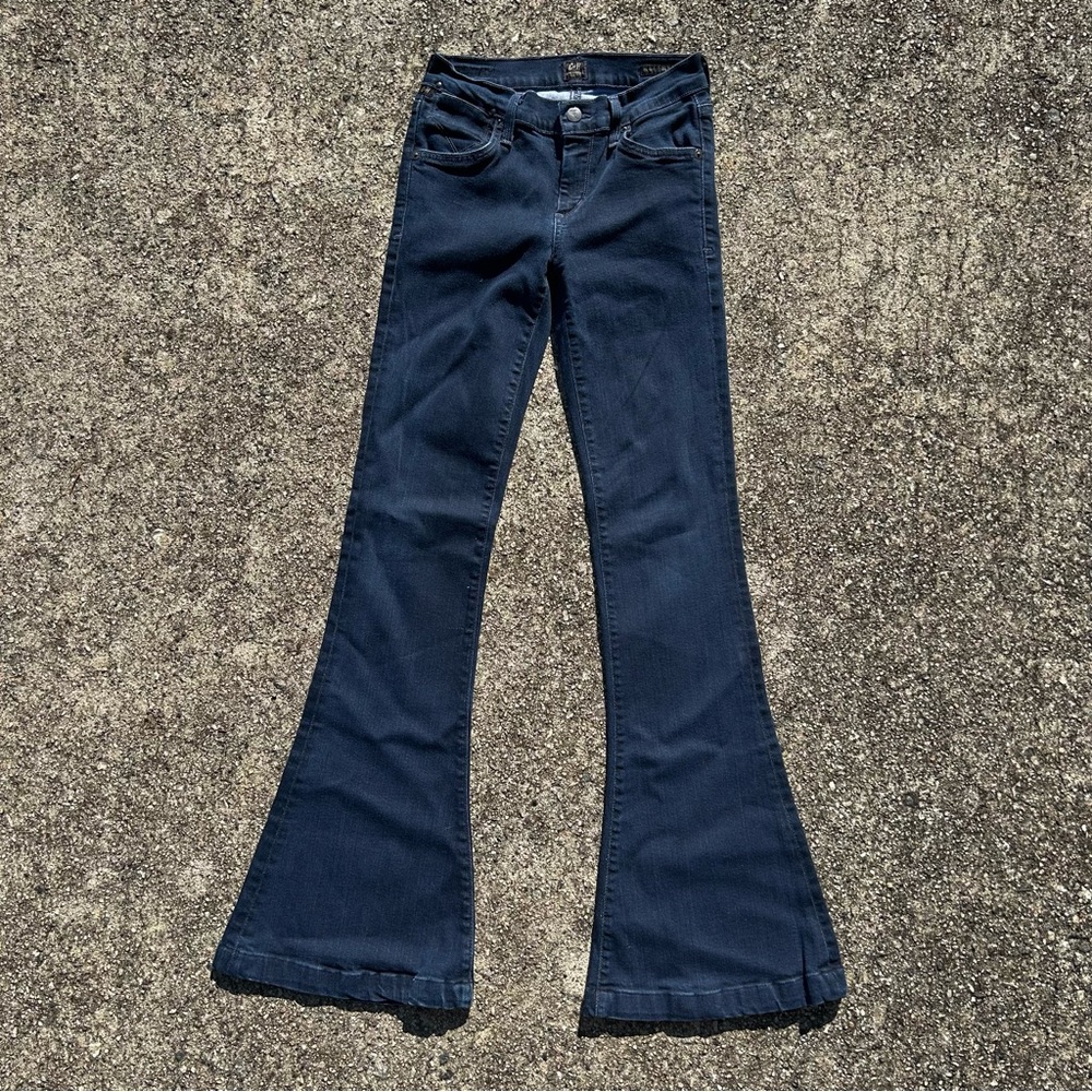 Y2K Citizens Of Humanity Blue Super Flare Low Rise Stretch Jeans 27